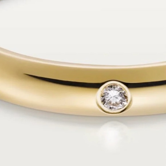 SOLD Cartier 1895 Wedding Band - Picture 3 of 10